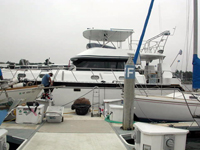 76 foot power boat -- Escape -- Cat