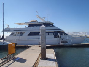 79 foot power boat -- Johnson